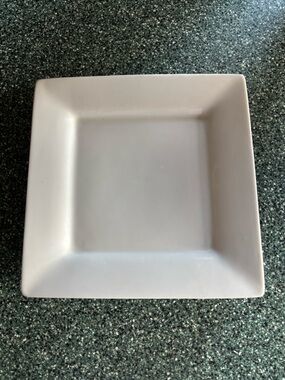 Set of Four Appetizer/Side Plates. 7.5in x 7.5in. Over and Back Inc.